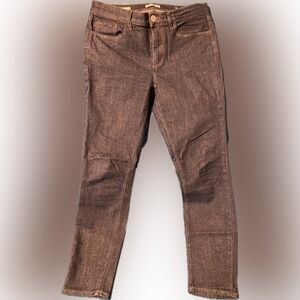 LOFT Dark Blue Denim Sparkly Jeans